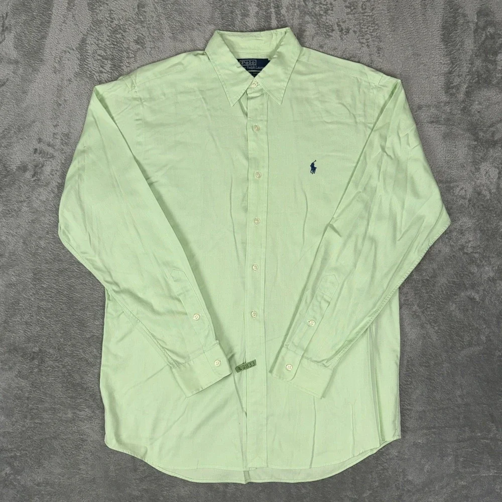 Vintage Polo Ralph Lauren Lowell Sport Mens Green Shirt M